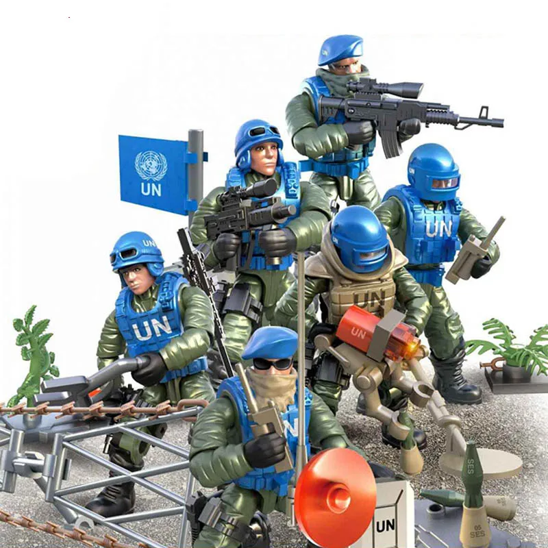 6Pcs/Set Military Army World War II WW2 Police SWAT Soldiers Special Team Figures Building Blocks Model Toys For Children Gifts
6Pcs/Set Military Army World War II WW2 Police SWAT Soldiers Special Team Figures Building Blocks Model Toys For Children Gifts