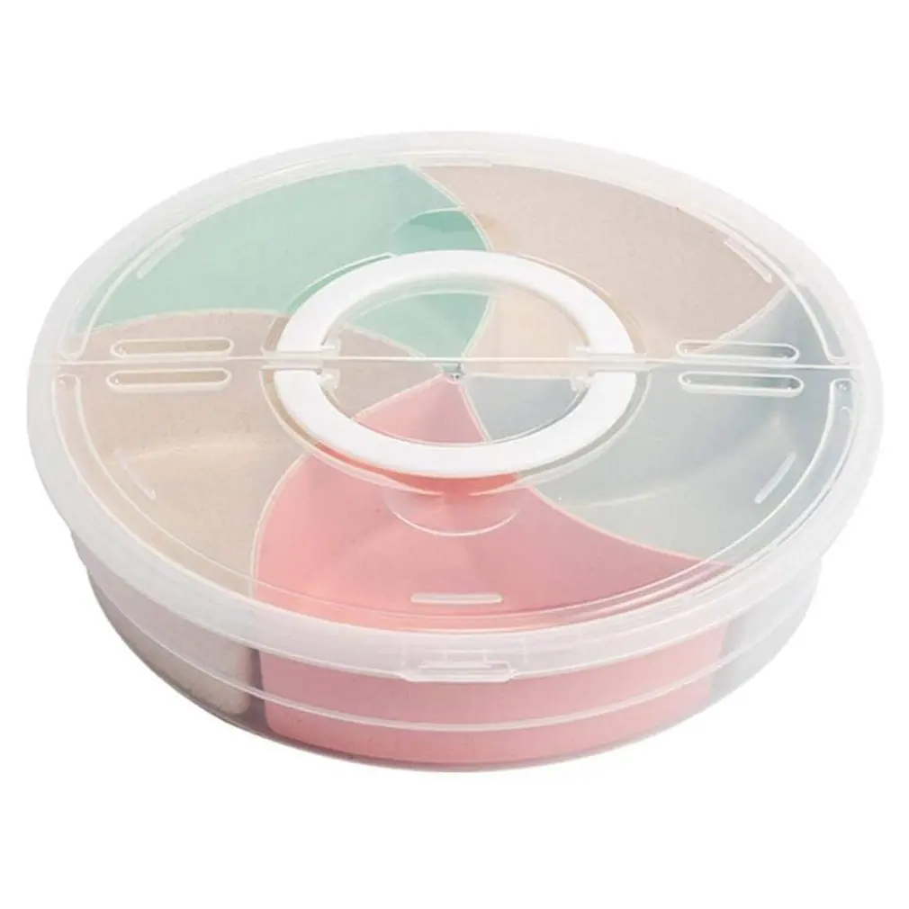 1PCS Home Multi Grid Dried Fruit Plate Creative Lazy Dessert Dish Snack Plate Tray Food Sealed Storage Box With Lid Handle
1PCS Home Multi Grid Dried Fruit Plate Creative Lazy Dessert Dish Snack Plate Tray Food Sealed Storage Box With Lid Handle