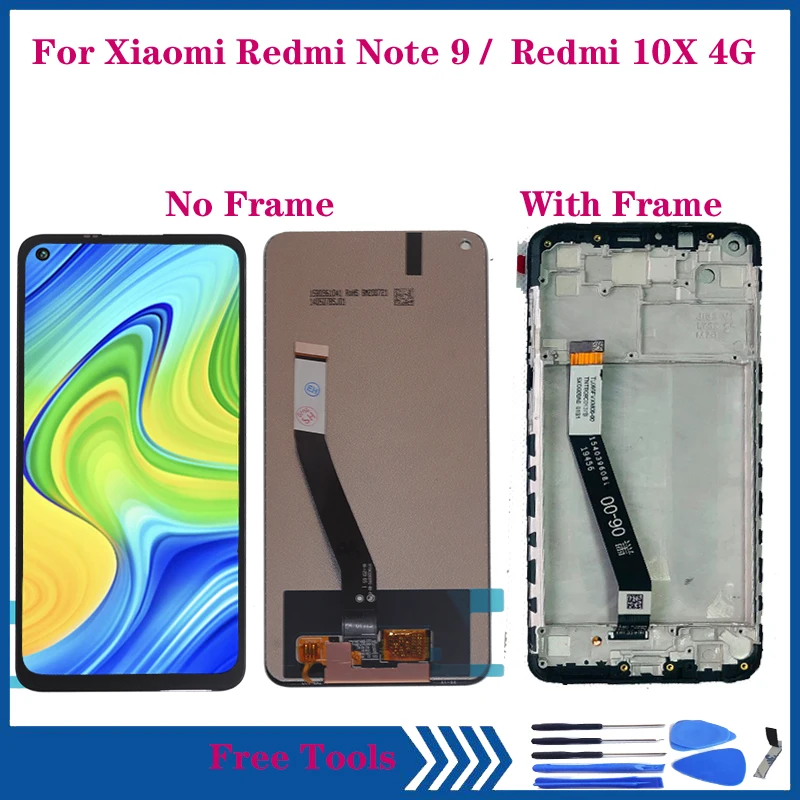 6.53" Original LCD For Xiaomi Redmi NOTE 9 LCD Display Touch Screen Digitizer Assembly For Redmi 10X 4G LCD Screen Repair kit
6.53" Original LCD For Xiaomi Redmi NOTE 9 LCD Display Touch Screen Digitizer Assembly For Redmi 10X 4G LCD Screen Repair kit