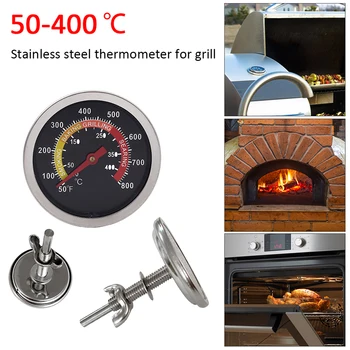50-400 Celsius Stainless Steel Barbecue BBQ Smoker Grill Thermometer Temperature Gauge Oven Thermometer For Kitchen Accessories
50-400 Celsius Stainless Steel Barbecue BBQ Smoker Grill Thermometer Temperature Gauge Oven Thermometer For Kitchen Accessories