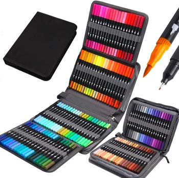 24/72/100/120 Colors Coloring Art Markers Set For Drawing Sketching Bullet Journal Dual Tips Marker Fineliner Pens Art Supplies
24/72/100/120 Colors Coloring Art Markers Set For Drawing Sketching Bullet Journal Dual Tips Marker Fineliner Pens Art Supplies