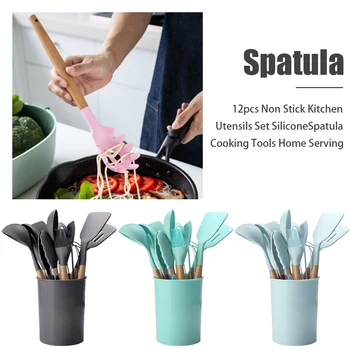 12pcs Restaurant Hanging Kitchen Utensils Set Cooking Tools Frying Home Serving Silicone Spatula Tongs Heat Resistant Non Stick
12pcs Restaurant Hanging Kitchen Utensils Set Cooking Tools Frying Home Serving Silicone Spatula Tongs Heat Resistant Non Stick