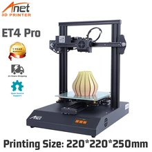 Anet 3D Printer ET4 Pro Ultra Silent Printing with TMC2208 Stepper Driver,All-Metal &