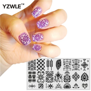 1 Pc 6*12cm Nail Art Stamp Template Dessert Black Flower Lace Design Cute Image Nail Stamping Plate
1 Pc 6*12cm Nail Art Stamp Template Dessert Black Flower Lace Design Cute Image Nail Stamping Plate