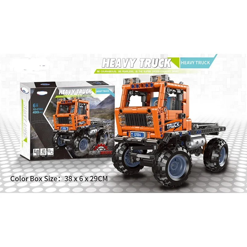 In Stock 07004 Off-Road TECHNIC Series The Heavy Truck Set Building Blocks Bricks Compatible Technic Juguetes Toys For Children
In Stock 07004 Off-Road TECHNIC Series The Heavy Truck Set Building Blocks Bricks Compatible Technic Juguetes Toys For Children