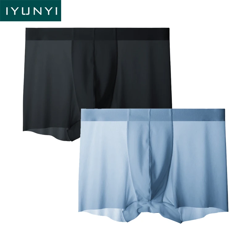 IYUNYI 2pcs/lot Seamless Men Underear Ice Silk Boxer Shorts Transparent Breathable Underpants U Convex Pouch Bikini Male Panties
IYUNYI 2pcs/lot Seamless Men Underear Ice Silk Boxer Shorts Transparent Breathable Underpants U Convex Pouch Bikini Male Panties