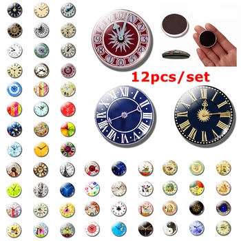 12pcs/set Constant Time Clock Picture Fridge Magnet Glass Dome Message Board Sticker Cute Refrigerator Magnet Kitchen Home Decor
12pcs/set Constant Time Clock Picture Fridge Magnet Glass Dome Message Board Sticker Cute Refrigerator Magnet Kitchen Home Decor