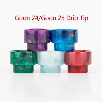 16mm Wide Bore Resin Goon 24/Goon 25/Goon V1.5 Drip Tip Epoxy Goon 810 Drip Tip for Oumier Bulk RTA/Kennedy 24/25 RDA
16mm Wide Bore Resin Goon 24/Goon 25/Goon V1.5 Drip Tip Epoxy Goon 810 Drip Tip for Oumier Bulk RTA/Kennedy 24/25 RDA