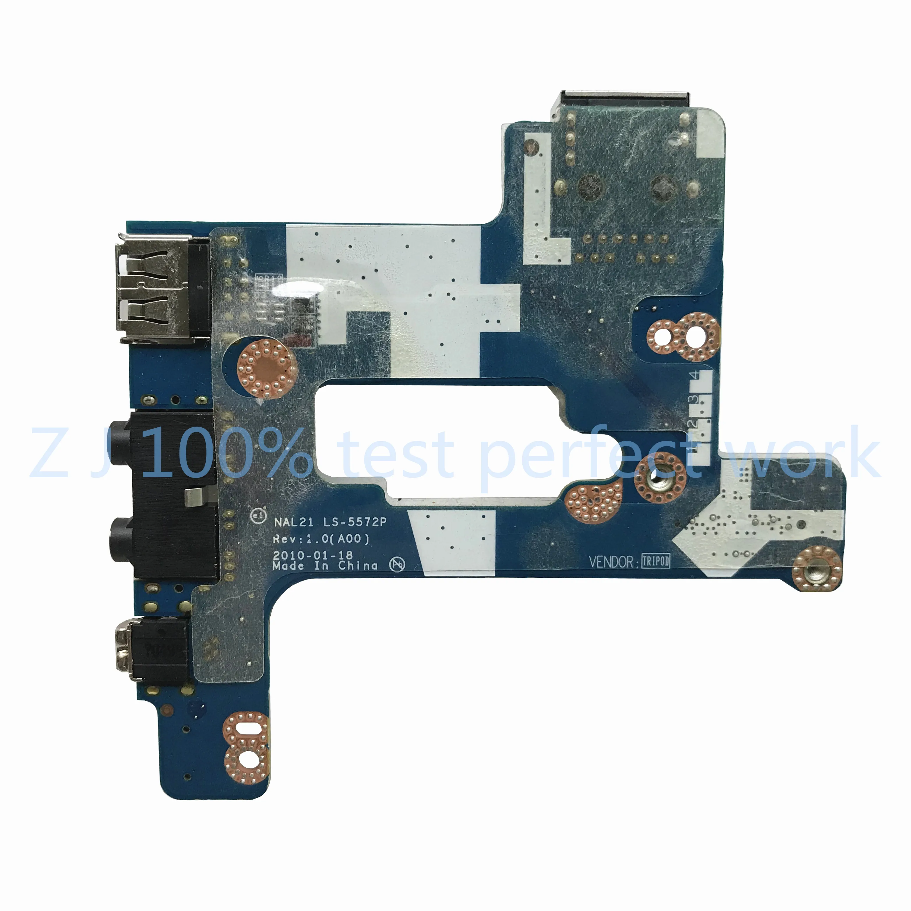 Оригинальный Для Dell E6510 аудио USB плата LS-5572P 0FNW4D FNW4D переключатель 100% тестирование