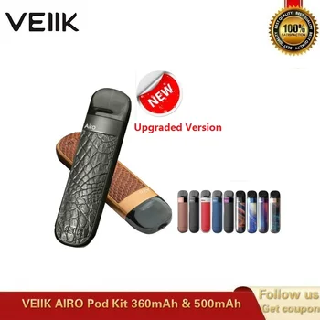 Original VEIIK Airo Pod System Kit 360mAh/500mAh Battery 2ml Vape Cartridge & 1.2ohm Coil Vaporizer Kit VS Justfog Compact 14
Original VEIIK Airo Pod System Kit 360mAh/500mAh Battery 2ml Vape Cartridge & 1.2ohm Coil Vaporizer Kit VS Justfog Compact 14