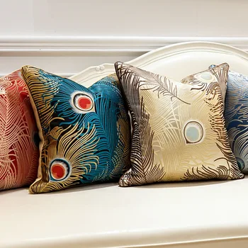 Cushion Cover 48x48cm Peacock Feather Pillow Cover Soft Cozy Home Decoration for Living Room Sofa Room Color Block
Cushion Cover 48x48cm Peacock Feather Pillow Cover Soft Cozy Home Decoration for Living Room Sofa Room Color Block