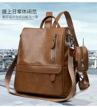 2020 New Style Two-piece College Wind Double-shoulder Bag Women's Simple Primary and Secondary Backpack Women's Bag
2020 New Style Two-piece College Wind Double-shoulder Bag Women's Simple Primary and Secondary Backpack Women's Bag