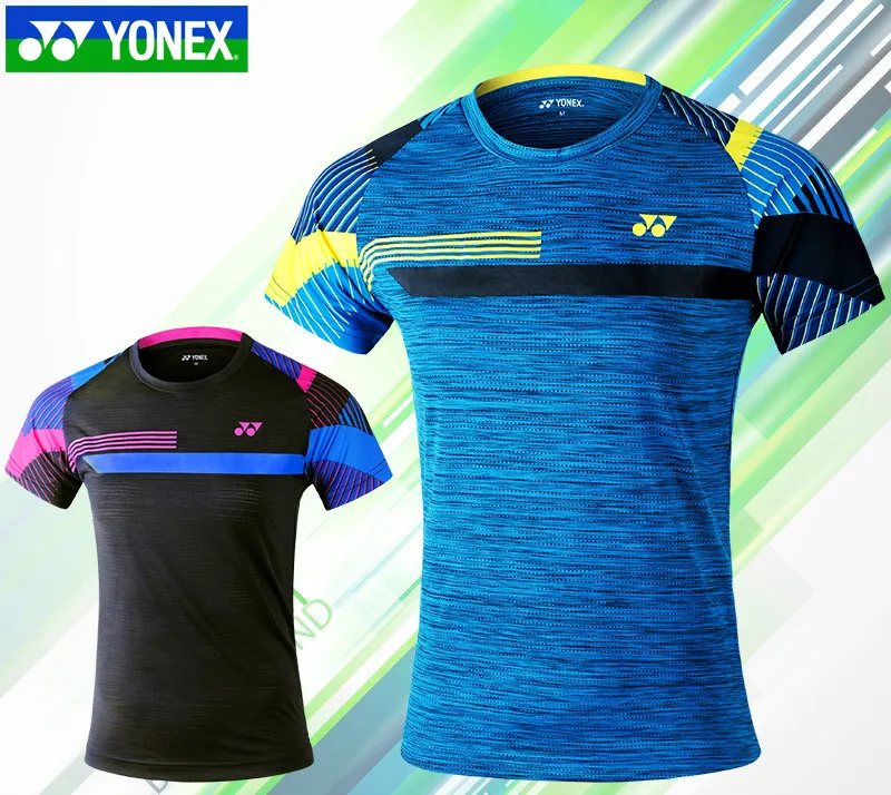 Yonex летняя майка для бадминтона Женская футболка быстросохнущая тонкая форма