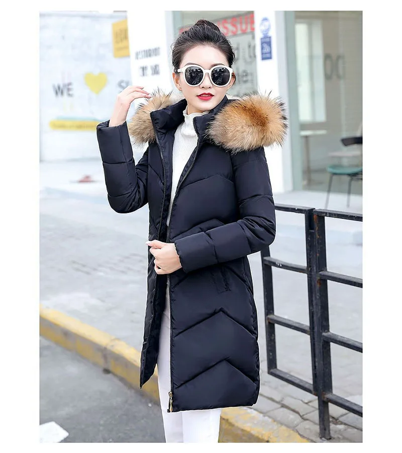 Fur hooded winter jacket women 2019 thick designer warm cotton long jacket coat ladies slim black women parkas chaqueta mujer
Fur hooded winter jacket women 2019 thick designer warm cotton long jacket coat ladies slim black women parkas chaqueta mujer