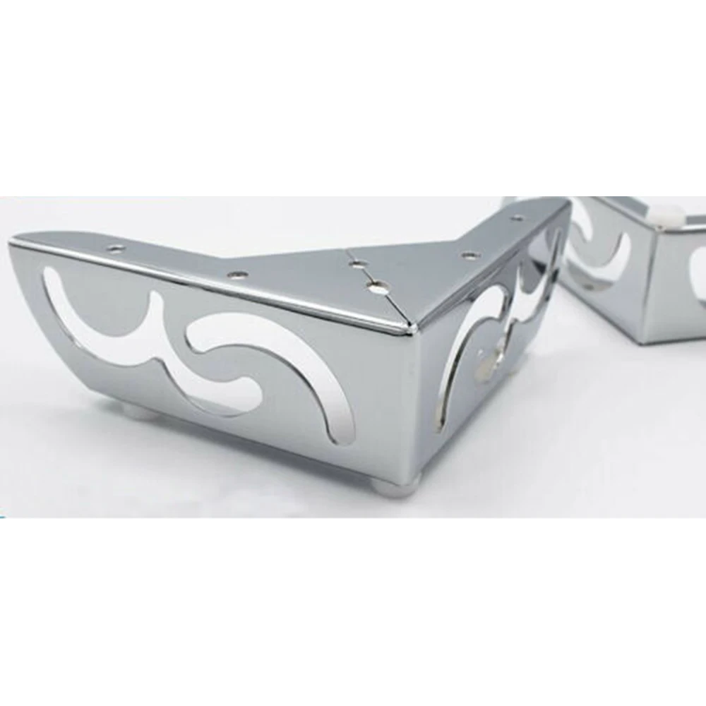 4x METAL FEET CHROME FURNITURE LEGS FOR SOFA BED, CHAIR, CABINET HEIGHT 5.5~10CM
4x METAL FEET CHROME FURNITURE LEGS FOR SOFA BED, CHAIR, CABINET HEIGHT 5.5~10CM