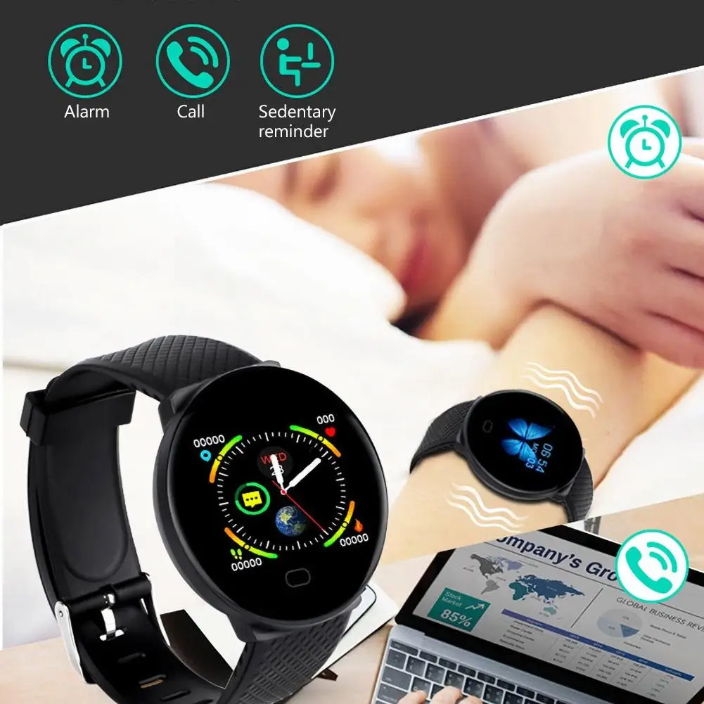 NEW D19 Smart Watch Touch Screen IP67 Waterproof Fitness Bracelet OLED Message Heart Rate Smartband Activity Tracker sport watch
NEW D19 Smart Watch Touch Screen IP67 Waterproof Fitness Bracelet OLED Message Heart Rate Smartband Activity Tracker sport watch