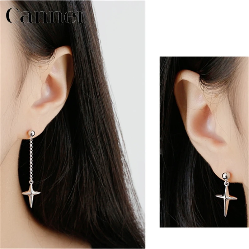 Korean Style Simple 925 Sterling Silver Cross long Earrings for Women Short Stud Earrings Silver Earrings Fashion Jewelry
Korean Style Simple 925 Sterling Silver Cross long Earrings for Women Short Stud Earrings Silver Earrings Fashion Jewelry