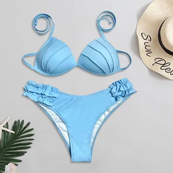 Women Sexy Bikini Set Swimsuit Print Padded Swimwear Bathing Swimsuit Beachwear Swimwear Bathing Suits Swimming Suit #5.9 
Women Sexy Bikini Set Swimsuit Print Padded Swimwear Bathing Swimsuit Beachwear Swimwear Bathing Suits Swimming Suit #5.9