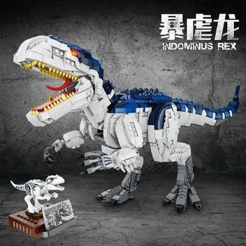 Jurassic Dinosaur World Indominus Rex Dinosaur Toys Building Blocks With sound simulation function Brick Christmas Gift Toy
Jurassic Dinosaur World Indominus Rex Dinosaur Toys Building Blocks With sound simulation function Brick Christmas Gift Toy