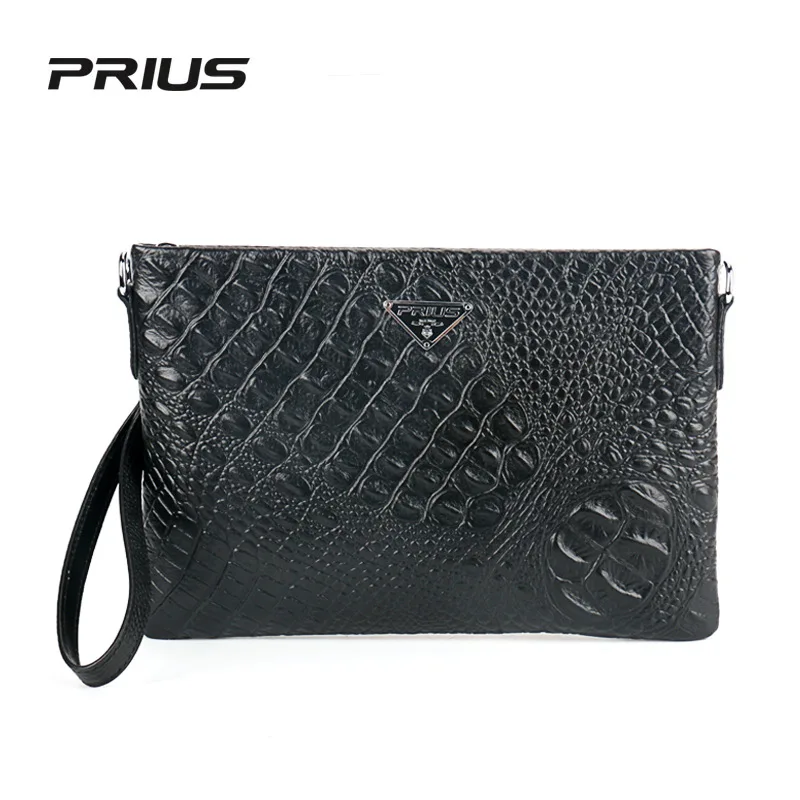 Prius New Style Clutch Men Clutch Bag Crocodile Pattern Cowhide Handbag Large Capacity Briefcase-Shoulder with Box
Prius New Style Clutch Men Clutch Bag Crocodile Pattern Cowhide Handbag Large Capacity Briefcase-Shoulder with Box