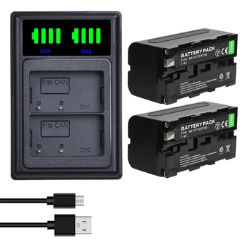 NP-F770 NP-F750 NP F770 np f750 NPF770 750 Batteries + LED USB Charger for Sony NP-F550 NP-F770 NP-F750 F960 F970
NP-F770 NP-F750 NP F770 np f750 NPF770 750 Batteries + LED USB Charger for Sony NP-F550 NP-F770 NP-F750 F960 F970