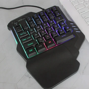 One Hand Gamer Keyboard Backlit Ergonomic Wired Computer Gaming Keybord Single Handed Small Mini PC Keypad For Overwatch Csgo
One Hand Gamer Keyboard Backlit Ergonomic Wired Computer Gaming Keybord Single Handed Small Mini PC Keypad For Overwatch Csgo