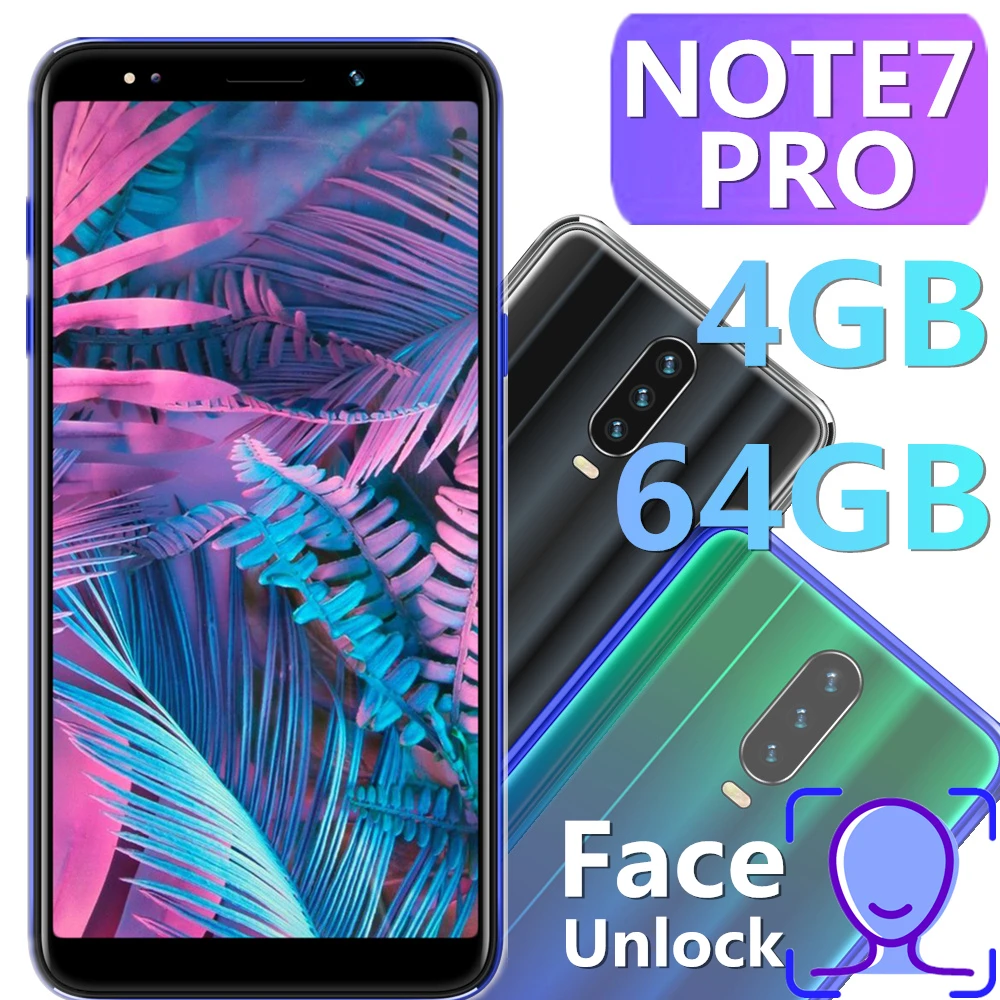 Original Note7 pro smartphones 4G RAM 64G ROM 5.5" Quad Core 8+5MP Android mobile phones celular Face unlocked Cellphones
Original Note7 pro smartphones 4G RAM 64G ROM 5.5" Quad Core 8+5MP Android mobile phones celular Face unlocked Cellphones