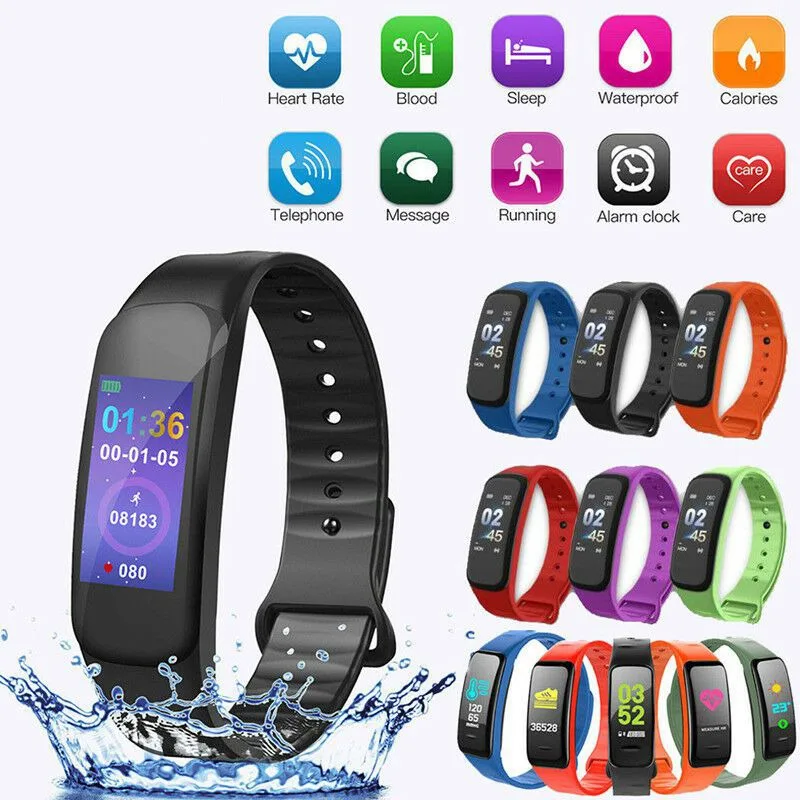 C1 Plus Smart Wristband,Multifunction Smart Band Bluetooth Step Counter Heart Rate Monitoring Sports Smart Wristband
C1 Plus Smart Wristband,Multifunction Smart Band Bluetooth Step Counter Heart Rate Monitoring Sports Smart Wristband