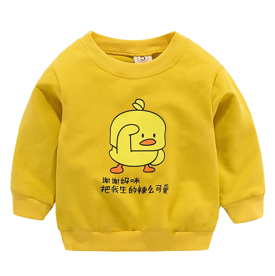 New Baby Boys Girls Sweatshirts Autumn Spring Cartoon Cotton Hoodies Tops Children Kids Long Sleeve T Shirts Blouse Clothes 18 H8084f0b51c6e40a0b3425325674e8616h