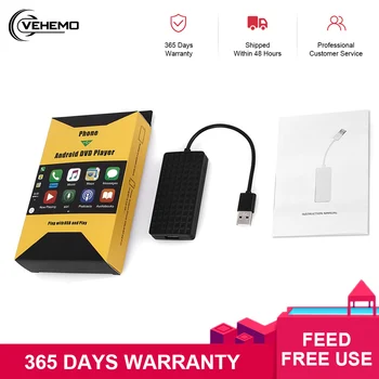 VEHEMO Carplay Android Auto Dongle Car LinK Kit For Apple Connected For Navigation MP5 Player Mobile Phone USB Adapter Cable
VEHEMO Carplay Android Auto Dongle Car LinK Kit For Apple Connected For Navigation MP5 Player Mobile Phone USB Adapter Cable