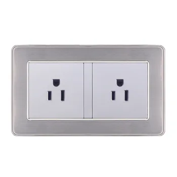 US Standard Dual Plug Adapter Socket Outlet,15A Home wall Fireproof PC Panel Socket,Tamper Resistant Duplex Receptacle, 
US Standard Dual Plug Adapter Socket Outlet,15A Home wall Fireproof PC Panel Socket,Tamper Resistant Duplex Receptacle,