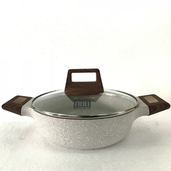 Baizheng aluminum marbie coating non stick soup pot high-capacity Warmer Pan stew soup pot cookware Melaleuca Cake Induction
Baizheng aluminum marbie coating non stick soup pot high-capacity Warmer Pan stew soup pot cookware Melaleuca Cake Induction