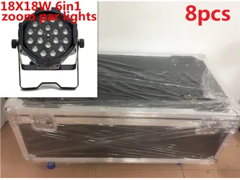 8 unids 18x18 W Zoom Led Par con flight case 1 rgbwa uv 6in1 Controlador dmx led par light dj luces Led Zoom Par
8 unids 18x18 W Zoom Led Par con flight case 1 rgbwa uv 6in1 Controlador dmx led par light dj luces Led Zoom Par