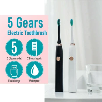 Electric Toothbrush Magnetic Suspension Sonic Toothbrush USB Rechargeable Ultrasonic Electric Tooth Brush IPX7 Waterproof
Electric Toothbrush Magnetic Suspension Sonic Toothbrush USB Rechargeable Ultrasonic Electric Tooth Brush IPX7 Waterproof