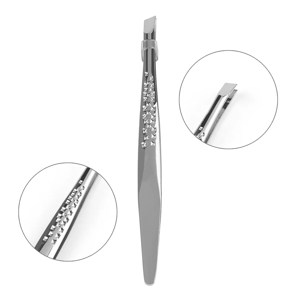 SHISHICAI Eyebrow Tweezers Stainless Steel Carving Prismatic Professional Tweezers For Eyelash Extension Makeup Women Tools Kit
SHISHICAI Eyebrow Tweezers Stainless Steel Carving Prismatic Professional Tweezers For Eyelash Extension Makeup Women Tools Kit