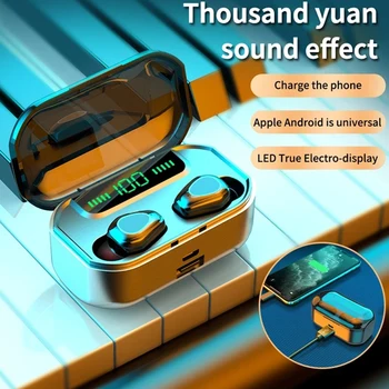 TWS Wireless Bluetooth Earphone Sport Waterproof Headphones Touch Control Music Earbuds LED Digital Display Headset With Mic
TWS Wireless Bluetooth Earphone Sport Waterproof Headphones Touch Control Music Earbuds LED Digital Display Headset With Mic