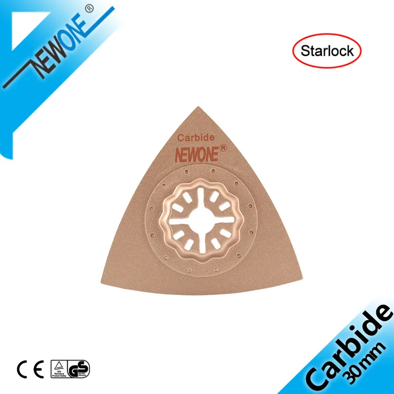 NEWONE Triangular Carbide Rasp Starlock Oscillating Multitool Saw Blade for Rough Sanding Fillers Accessories in Saw Blades
NEWONE Triangular Carbide Rasp Starlock Oscillating Multitool Saw Blade for Rough Sanding Fillers Accessories in Saw Blades