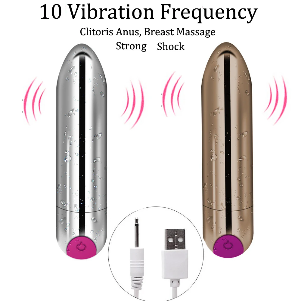USB Мощный вибратор G spot Клитор груди анус массаж сильной вибрации интимные игрушки для женщин женской