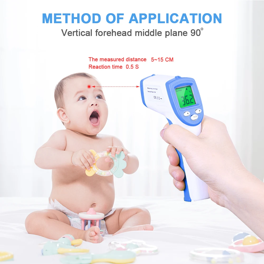 Ear and Forehead Thermometer Digital Infrared Thermometer For Baby Kids Adults LCD Non-Contact IR Temperature Measurement Tools
Ear and Forehead Thermometer Digital Infrared Thermometer For Baby Kids Adults LCD Non-Contact IR Temperature Measurement Tools