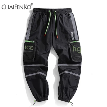 CHAIFENKO 2020 New Hot Hip Hop Streetwear Beam Foot Cargo Pants Jogger Leisure Sports Trousers Men Fashion Reflective Men Pants 
CHAIFENKO 2020 New Hot Hip Hop Streetwear Beam Foot Cargo Pants Jogger Leisure Sports Trousers Men Fashion Reflective Men Pants