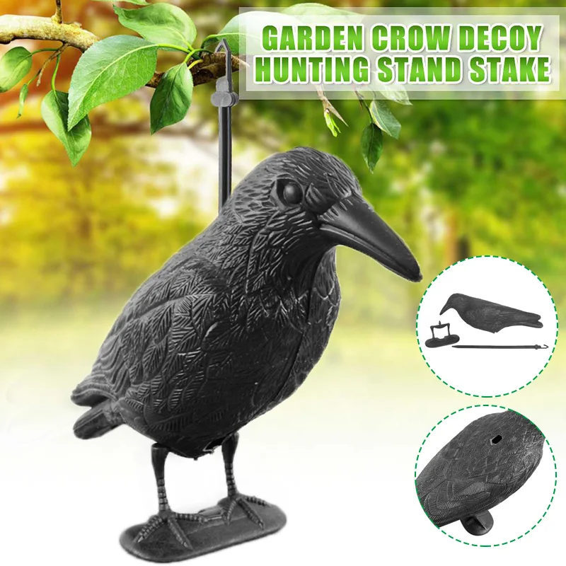 Creative PE Black Decor Hunting Hunting Decoy Fake Bird Hunting Outdoors Tree Crow Decoy Yard Scarecrow Target
Creative PE Black Decor Hunting Hunting Decoy Fake Bird Hunting Outdoors Tree Crow Decoy Yard Scarecrow Target