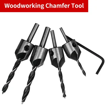 3mm 4mm 5mm 6mm HSS 5 Flute Counter Sink Drill Bit Set Screw Woodworking Drill Press Set Reamer Screw Wood Tool 4pcs/set
3mm 4mm 5mm 6mm HSS 5 Flute Counter Sink Drill Bit Set Screw Woodworking Drill Press Set Reamer Screw Wood Tool 4pcs/set