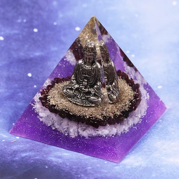 Buddha Orgonite Pyramid Natural White Crystal Garnet Energy Generator Pyramid Chakra Healing Meditation Decoration Jewelry
Buddha Orgonite Pyramid Natural White Crystal Garnet Energy Generator Pyramid Chakra Healing Meditation Decoration Jewelry