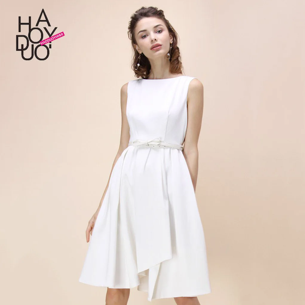2019 Summer New Style Europe And America Fashion Simple Solid Color Ol Wind Pleated Non-symmetrical Hem Sleeveless Dress Hot Sel
2019 Summer New Style Europe And America Fashion Simple Solid Color Ol Wind Pleated Non-symmetrical Hem Sleeveless Dress Hot Sel