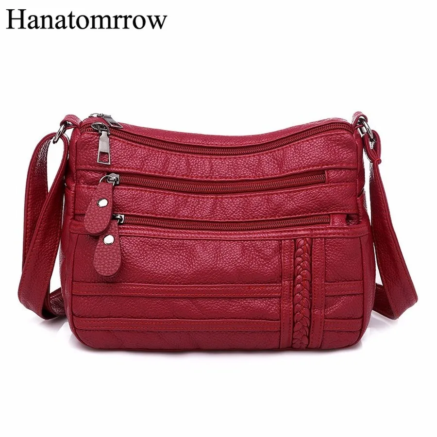 Quality Brand Soft Pu Leather Handbags For Women Shoulder Bags Ladies Multi-pocket Messenger Bag Casual Crossbody Bags
Quality Brand Soft Pu Leather Handbags For Women Shoulder Bags Ladies Multi-pocket Messenger Bag Casual Crossbody Bags