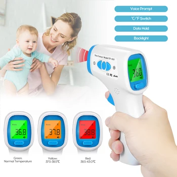 US STOCK Digital Thermometer Infrared Baby Ear Forehead Thermometer Temperature Gauge Instrument Thermometer for Baby and Adults
US STOCK Digital Thermometer Infrared Baby Ear Forehead Thermometer Temperature Gauge Instrument Thermometer for Baby and Adults