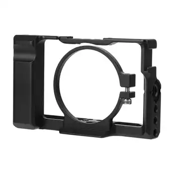 Photography Camera Cage Film Movie Making Video Stabilizer Rig with Cold Shoe Mount for Sony RX100 M6/M7 Mirrorless Cameras
Photography Camera Cage Film Movie Making Video Stabilizer Rig with Cold Shoe Mount for Sony RX100 M6/M7 Mirrorless Cameras