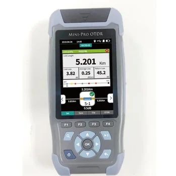 Mini OTDR Reflectometre FTTH Fiber Optic Tester Multifunction with Optical Power Meter OPM VFL Light Source
Mini OTDR Reflectometre FTTH Fiber Optic Tester Multifunction with Optical Power Meter OPM VFL Light Source
