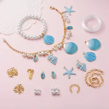 pandahall Jewelry Making Kit DIY Bracelets With Spray Painted Alloy Pendants Alloy Enamel Beads Iron Ends Twist Extender Chains
pandahall Jewelry Making Kit DIY Bracelets With Spray Painted Alloy Pendants Alloy Enamel Beads Iron Ends Twist Extender Chains