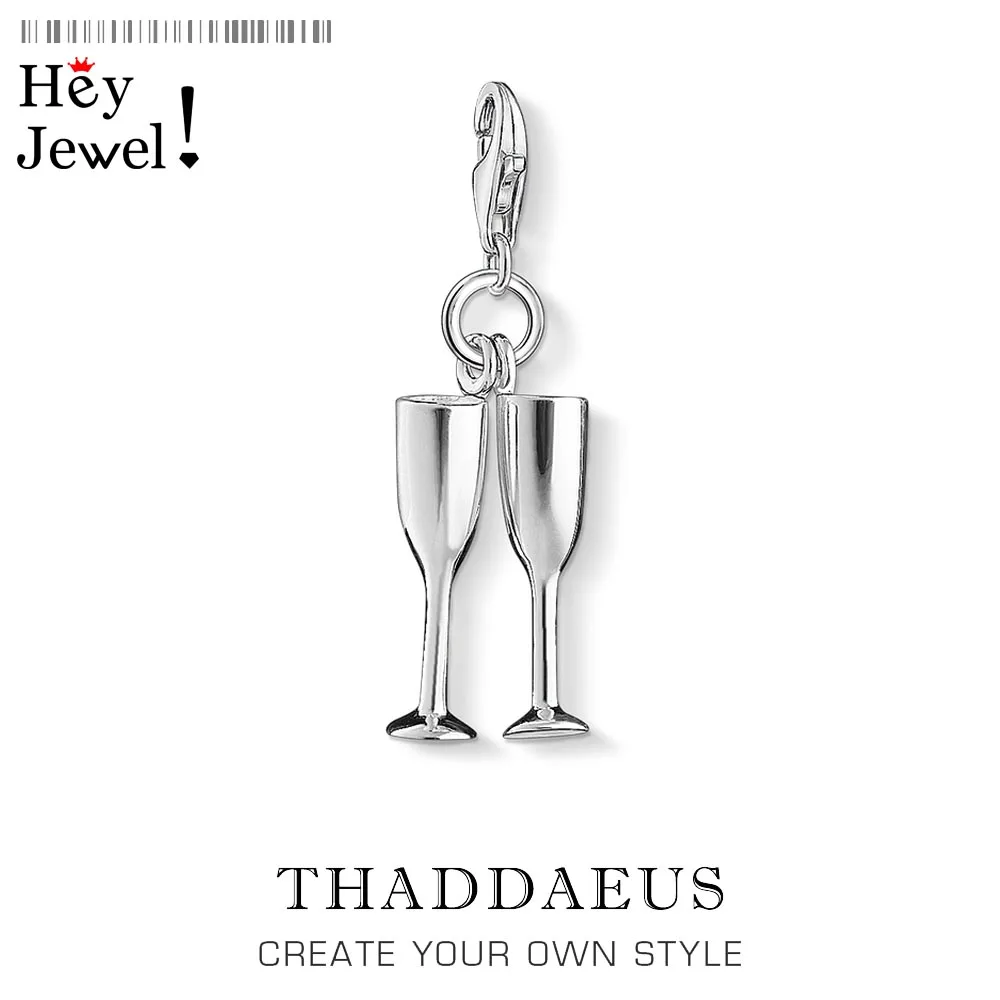 Champagne Glasses Charm Pendants For Women Men Trendy Raise a Toast to Life 925 Sterling Silver Jewelry Fit Bracelet Necklace
Champagne Glasses Charm Pendants For Women Men Trendy Raise a Toast to Life 925 Sterling Silver Jewelry Fit Bracelet Necklace